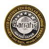 Image 2 : .999 Fine Silver Harrah's Lake Tahoe, Nevada $10 Casino Limted Edition Gaming To