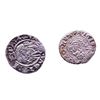 Image 1 : Lot of (2) 1540-1590 KB Hungary Ferdinand I - Madonna & Child Silver Denar Coins