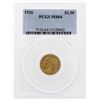 Image 1 : 1926 $2 1/2 Indian Head Quarter Eagle Gold Coin PCGS MS64