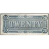 Image 2 : 1864 $20 Confederate States of America Note