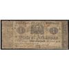 Image 1 : 1862 $1 State of Arkansas Treasury Warrant Note