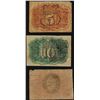 Image 2 : Lot of (3) Assorted Second Issue Fractional Currency Notes