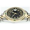 Image 9 : Rolex Mens Two Tone 14KT Yellow Gold Emerald and Diamond Datejust Wristwatch