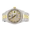 Image 3 : Men's Two-Tone Rolex Datejust Watch with Diamond Dial & Bezel