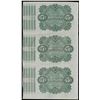 Image 2 : Uncut Sheet of (3) State of Louisiana Baby Bond Obsolete Notes