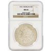 Image 1 : 1921 $1 Morgan Silver Dollar Coin NGC MS65