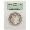 Image 1 : 1881-S $1 Morgan Silver Dollar Coin PCGS MS64