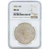 Image 1 : 1923 $1 Peace Silver Dollar Coin NGC MS64