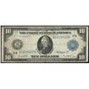 Image 1 : 1914 $10 Federal Reserve Note Blue Seal