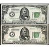 Image 1 : Lot of (2) 1928A $50 Federal Reserve Notes New York