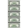 Image 2 : Lot of (5) 1985 $5 Federal Reserve Notes Choice Uncirculated