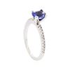Image 3 : 14KT White Gold Lady's 1.20ct Sapphire and Diamond Ring