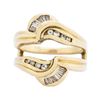 Image 1 : 14KT Yellow Gold 0.50ctw Diamond Ring Guard