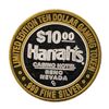 Image 2 : .999 Fine Silver Harrah's Reno, Nevada $10 Casino Limted Edition Gaming Token