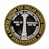 Image 1 : .999 Silver Stratosphere Las Vegas, NV $10 Casino Limited Edition Gaming Token