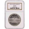 Image 1 : 1992-D $1 White House Commemorative Silver Dollar Coin NGC MS70