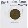 Image 1 : 1863 Civil War Token Our Little Monitor