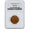 Image 1 : 1889C India 1/4 Anna Coin NGC MS63RB