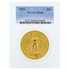 Image 1 : 1924 $20 St. Gaudens Double Eagle Gold Coin PCGS MS66