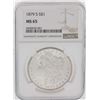 Image 1 : 1879-S $1 Morgan Silver Dollar Coin NGC MS65