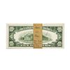 Image 2 : Pack of (50) Consecutive 1950 $10 Federal Reserve Wide Notes Atlanta Uncirculate