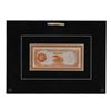 Image 2 : Framed 1922 $100 Gold Certificate Note