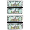 Image 2 : Lot of (4) 1991 $1 Disney Dollar Notes