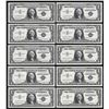 Image 1 : Lot of (10) 1957 $1 Silver Certificate Notes