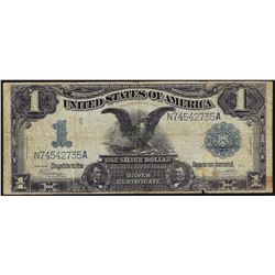 1899 $1 Black Eagle Silver Certificate Note