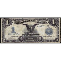 1899 $1 Black Eagle Silver Certificate Note