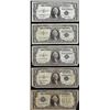 Image 1 : Lot of (5) Silver Certificate Notes