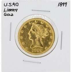 1899 $10 Liberty Head Eagle Gold Coin