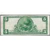 Image 2 : 1902 $5 PB Franklin Ohio National Bank Note CH# 5100