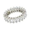 Image 3 : 14KT White Gold 7.50ctw Diamond Eternity Band
