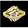 Image 1 : 18KT Yellow Gold 1.86ctw Diamond Ring