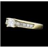 Image 2 : 14KT Yellow Gold 1.11ctw. Diamond Wedding Ring