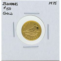 1975 Bahamas $50 Gold Coin