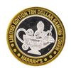 Image 1 : .999 Fine Silver Harrah's Reno, Nevada $10 Casino Limted Edition Gaming Token