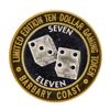 Image 1 : .999 Silver Barbary Coast Las Vegas, Nevada $10 Limited Edition Gaming Token