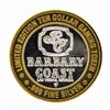 Image 2 : .999 Silver Barbary Coast Las Vegas, Nevada $10 Limited Edition Gaming Token