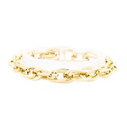 18KT Yellow Gold Rope Link Bracelet