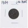 Image 1 : 1864 Civil War Token J.W. Hunt