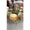 Image 1 : Glass table and chairs and side table