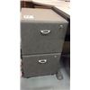 Locking filing cabinet (has key)