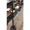 Antique wooden floor lamp