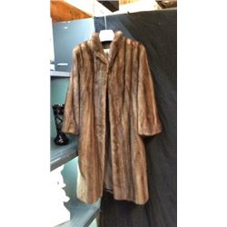 Mink Ladies Long Coat by Alaska Arctic Furs