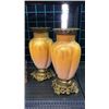 Image 1 : Pair Hand Painted Candle Vases