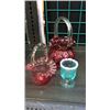 Image 1 : 3pc Fenton Glass