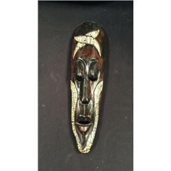 Long Hand Carved Mask