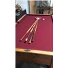 Image 3 : Antique Mission Style H.J Sullivan Pool Table